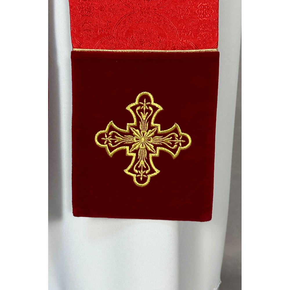 Stuła kapłańska - tkanina żakard - kolory liturgiczne - KONCELEBRA - zdjęcie 7