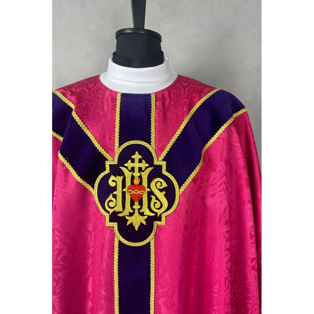 Ornat Semi-Gotycki kolory liturgiczne (75) - Ornaty haftowane - zdjęcie 4