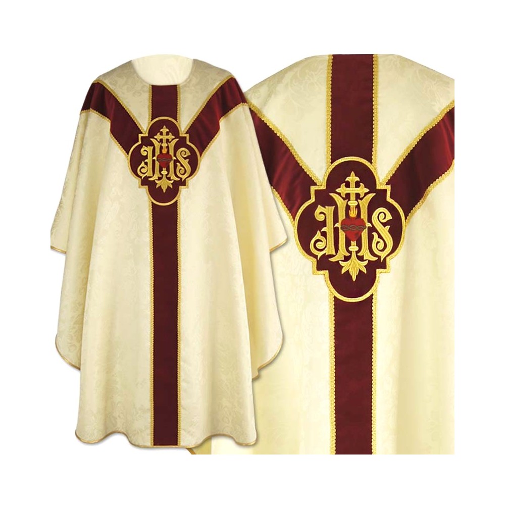 Ornat Semi-Gotycki kolory liturgiczne (75) - Ornaty haftowane