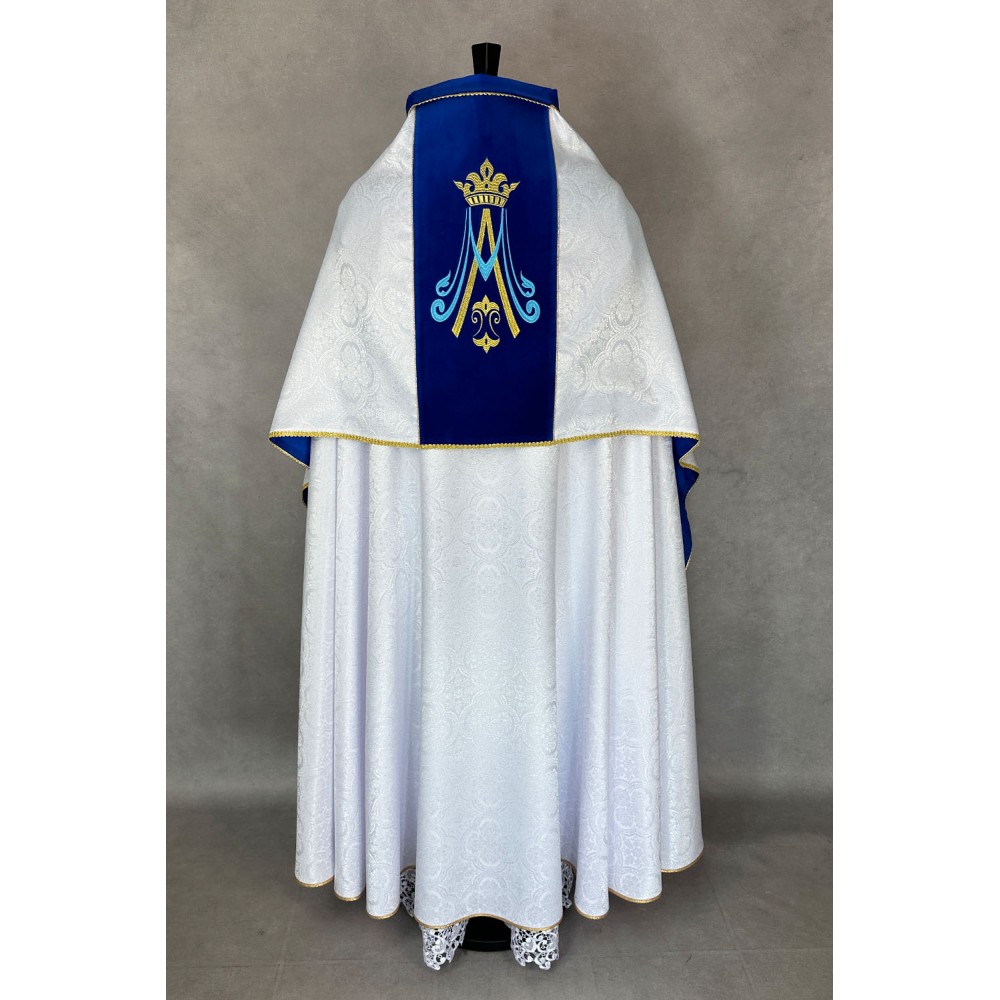 Welon liturgiczny Maryjny haftowany (11) - WELONY - zdjęcie 2