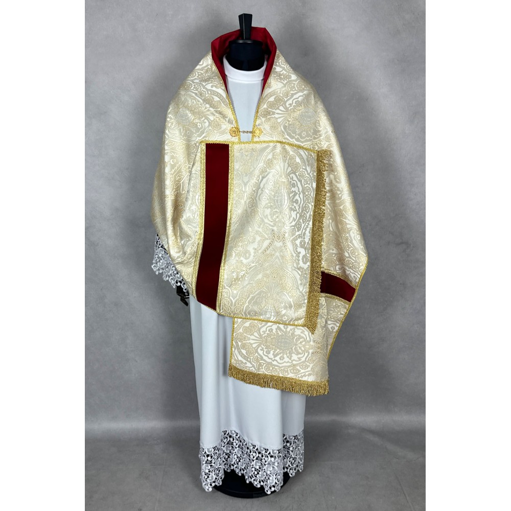 Welon liturgiczny - wzór złoty IHS (30) - WELONY - zdjęcie 4
