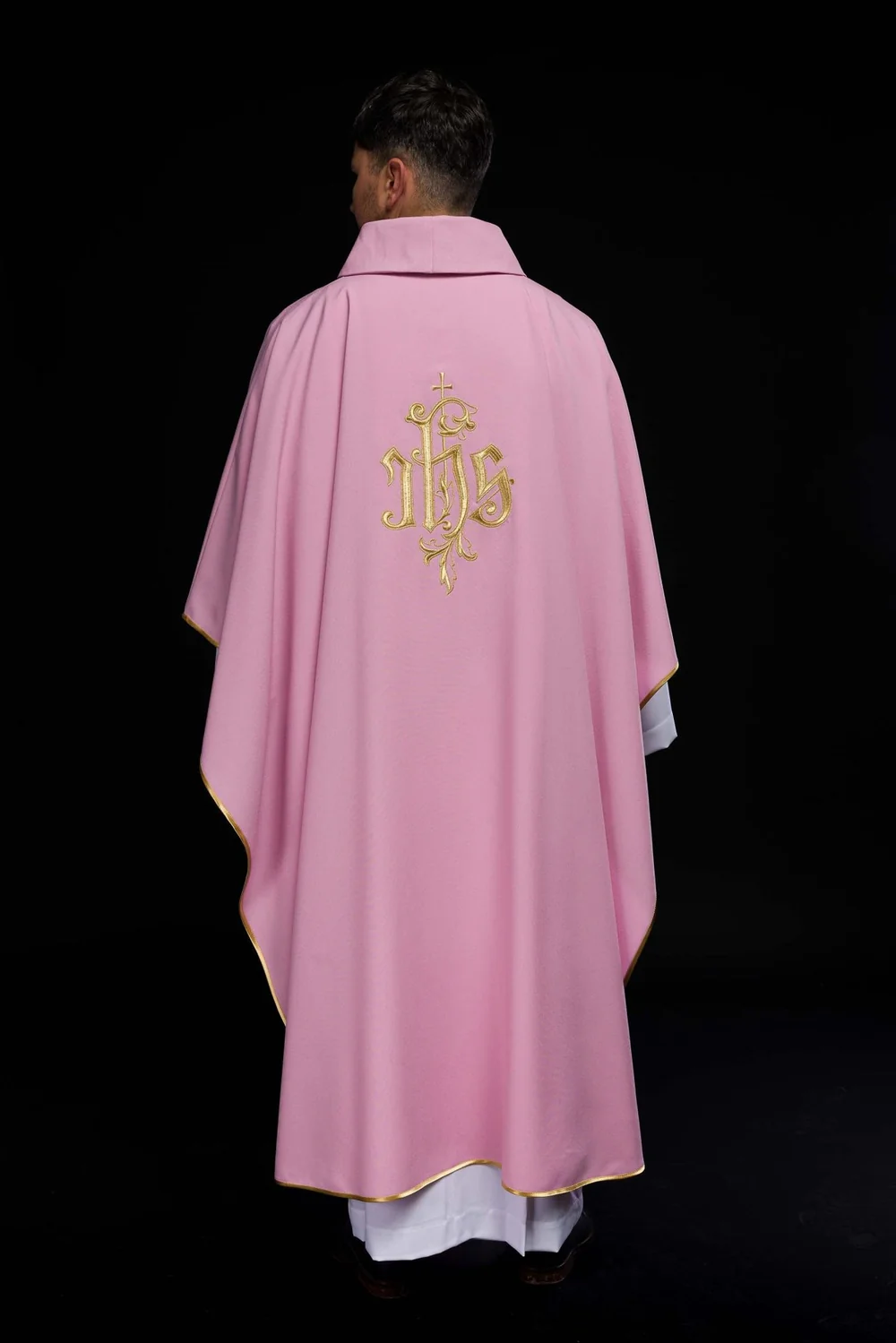 Ornat haftowany IHS - kolory liturgiczne (41) - Ornaty haftowane - zdjęcie 4