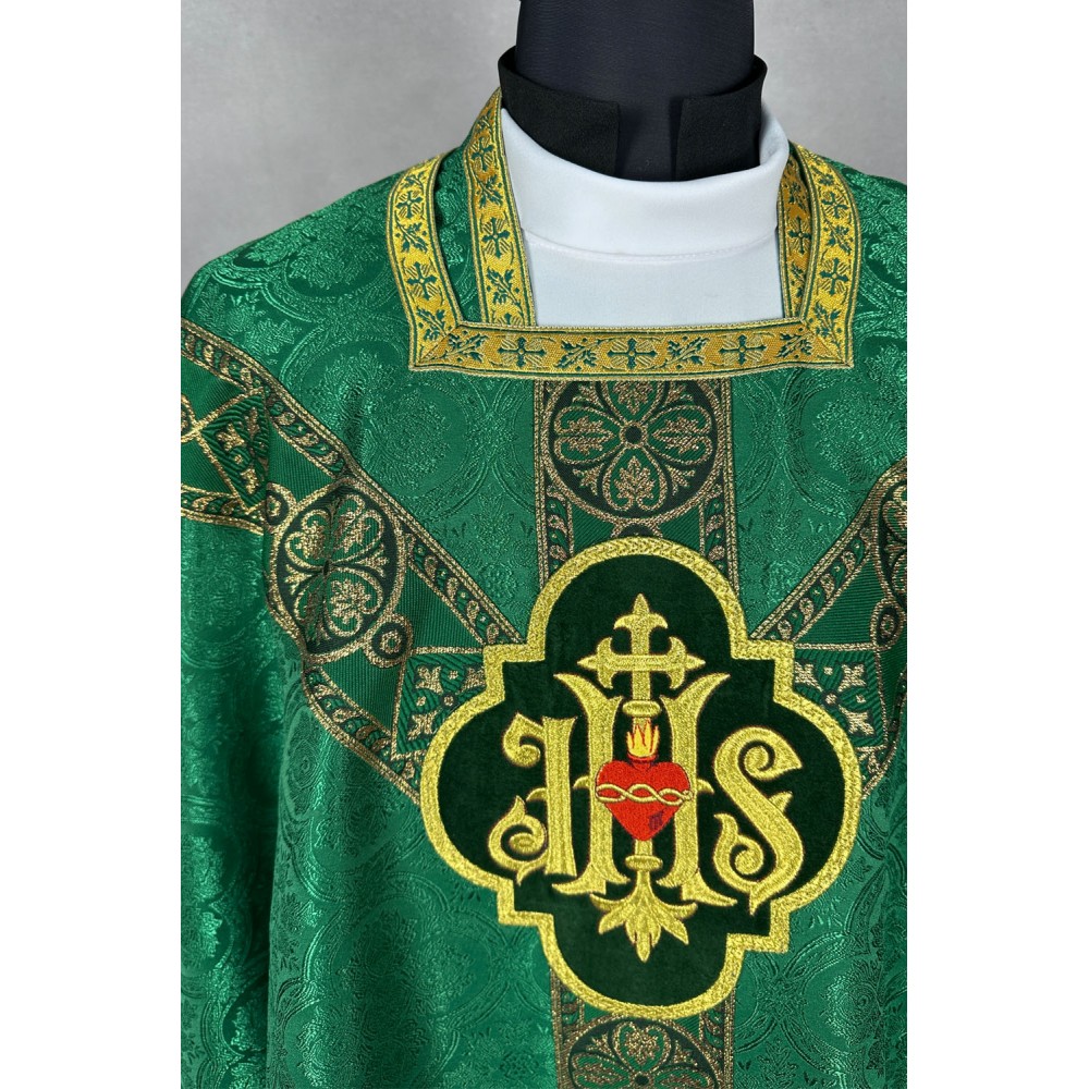 Ornat romański zielony (conical) - ORNATY - zdjęcie 2