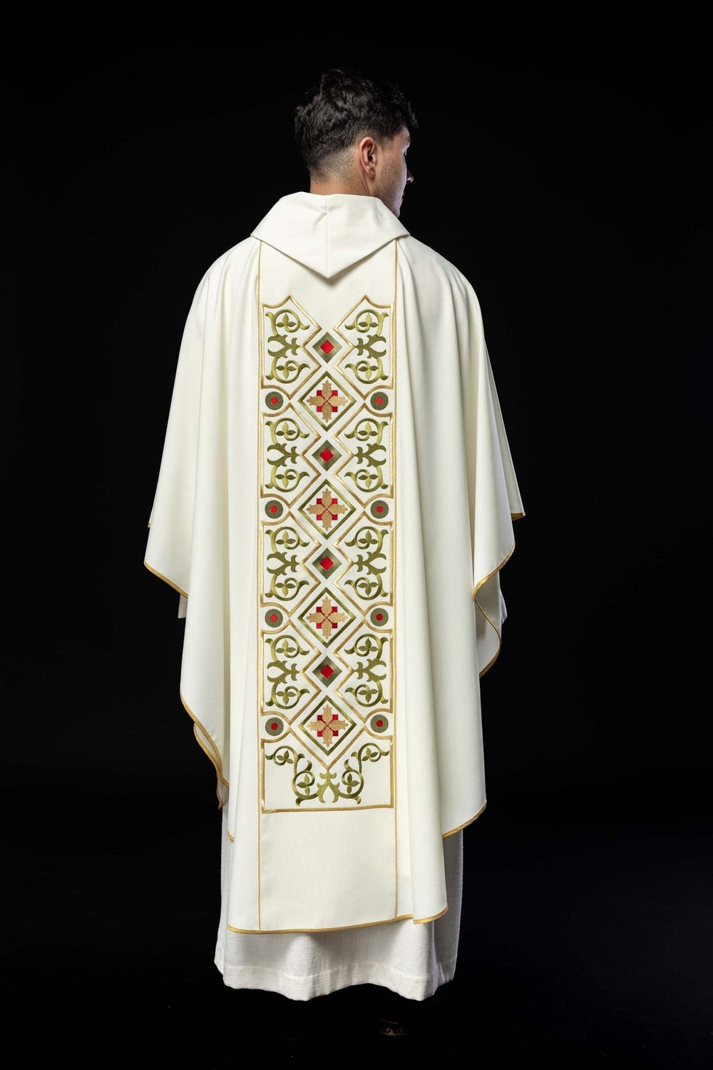 Ornat haftowany z motywem Baranka - Agnus Dei - ORNATY WIELKANOCNE - zdjęcie 4